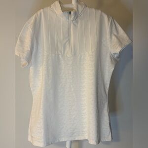 Lopez Elegant White Golf Sleeveless Top